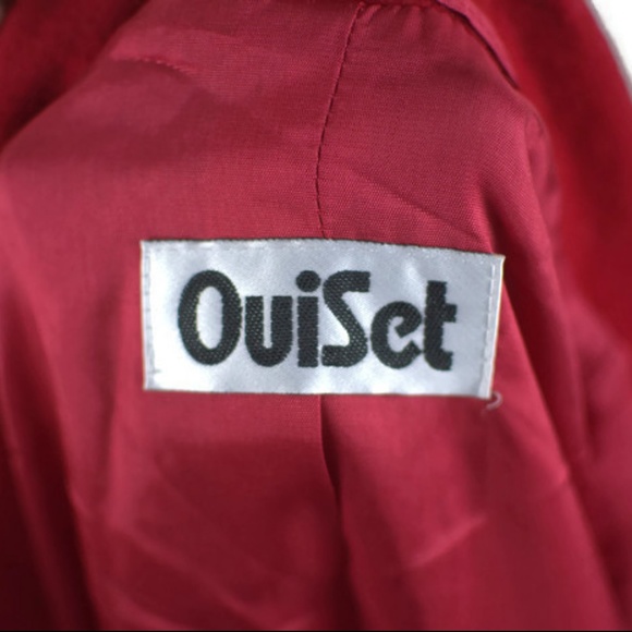 Ouiset Red Wool and Cashmere Coat - Picture 4 of 8